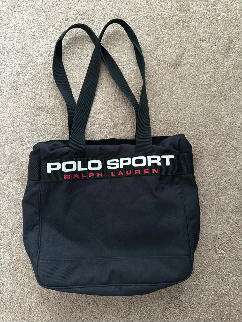 Ralph Lauren black canvas